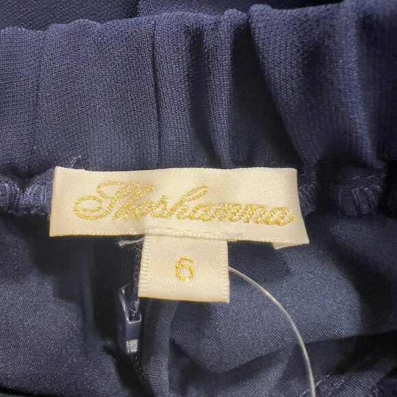 Shoshanna Astor Navy/White Off The Shoulder Dress NWT - Picture 7 of 8